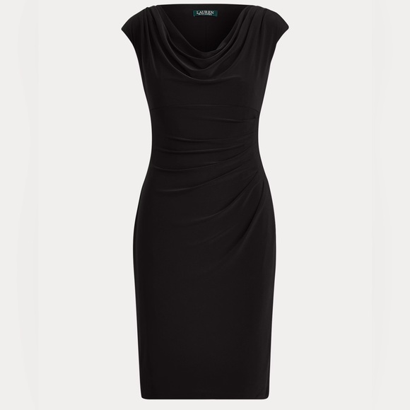 Lauren Ralph Lauren Dresses & Skirts - Lauren Ralph Lauren Stretch Jersey Cowlneck Women's Dress